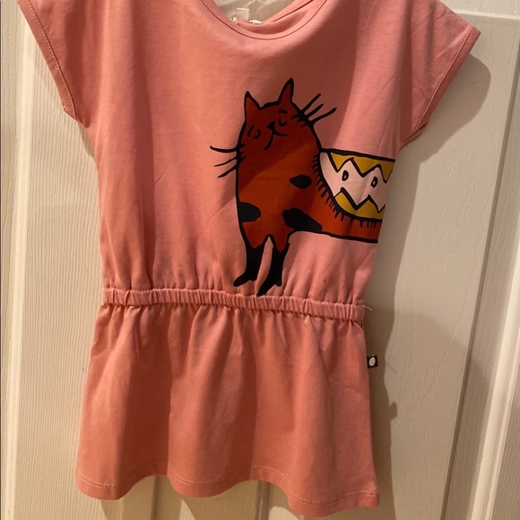 Oeuf Rose Cat Jersey Dress - Picture 2 of 3